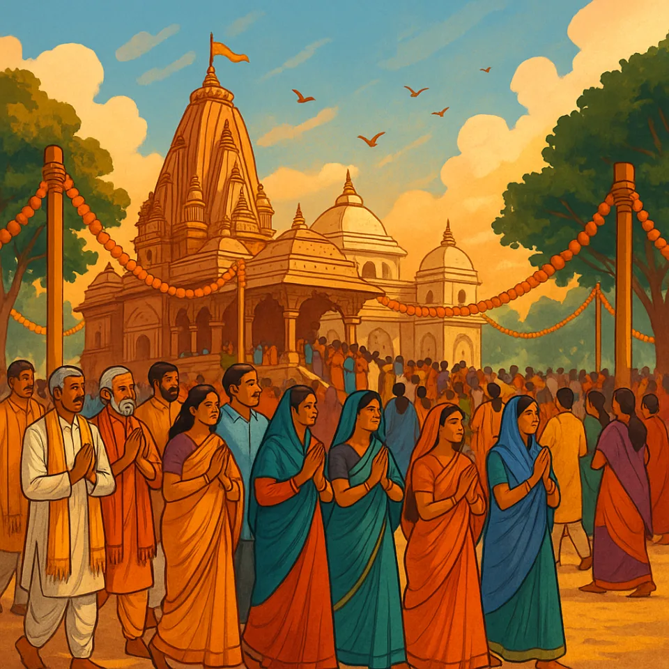 Community-based dharmik living and devotee engagement