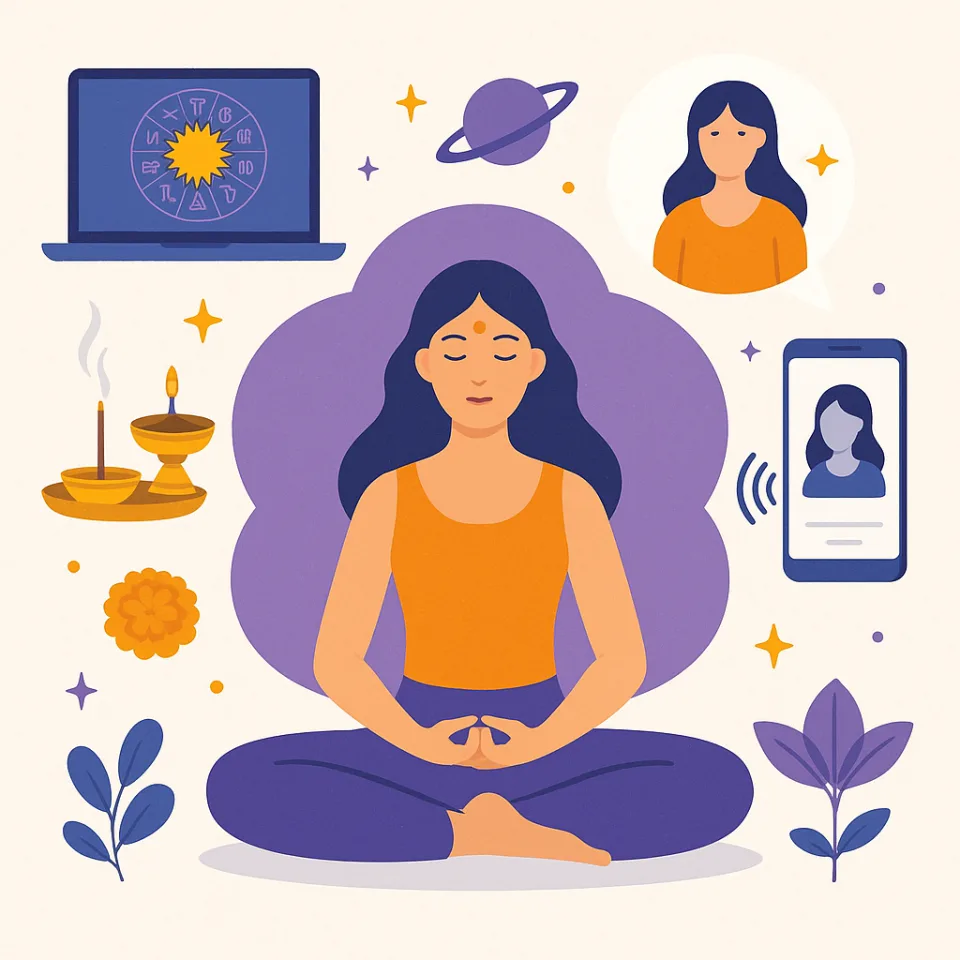 AI-powered spiritual services connecting devotees with pandits and gurus
